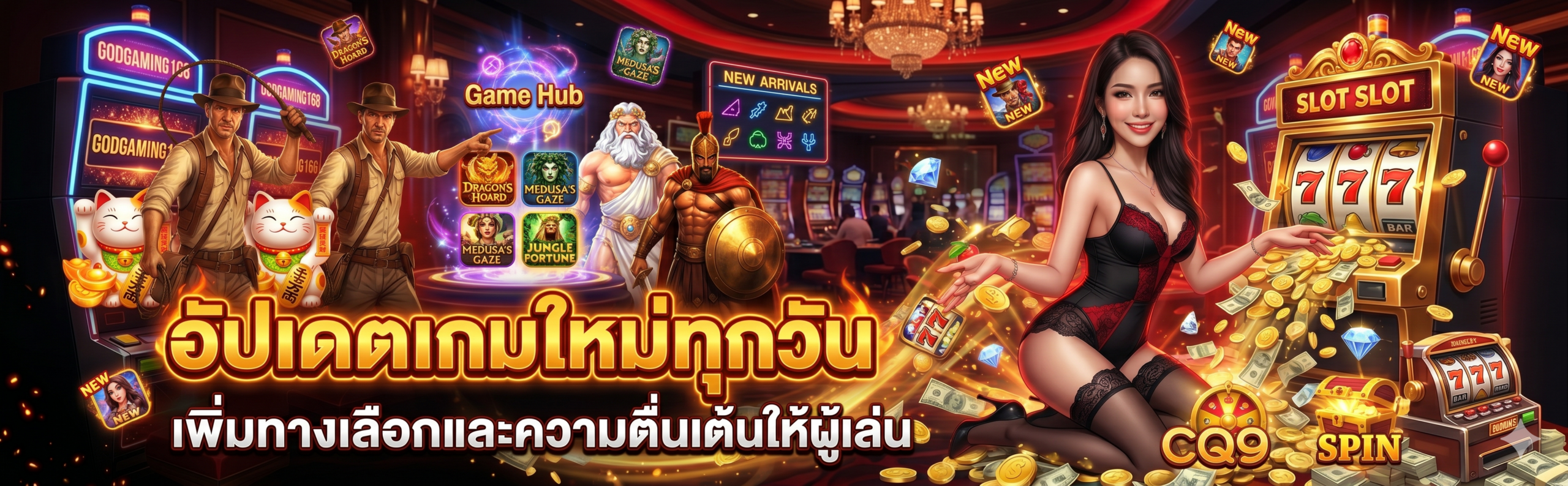 อัปเดตเกมใหม่ทุกวัน เพิ่มทางเลือกและความตื่นเต้นให้ผู้เล่น​
